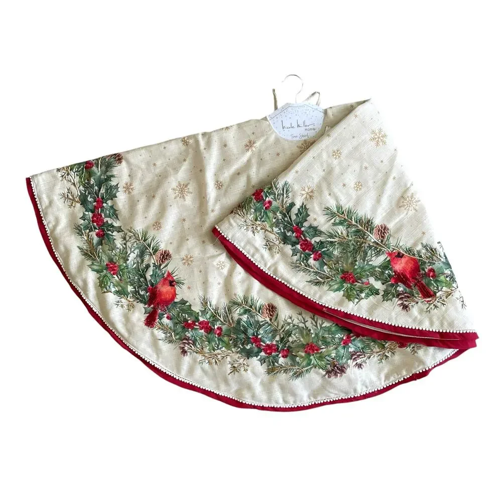 Nicole Miller Christmas Tree Skirt 52